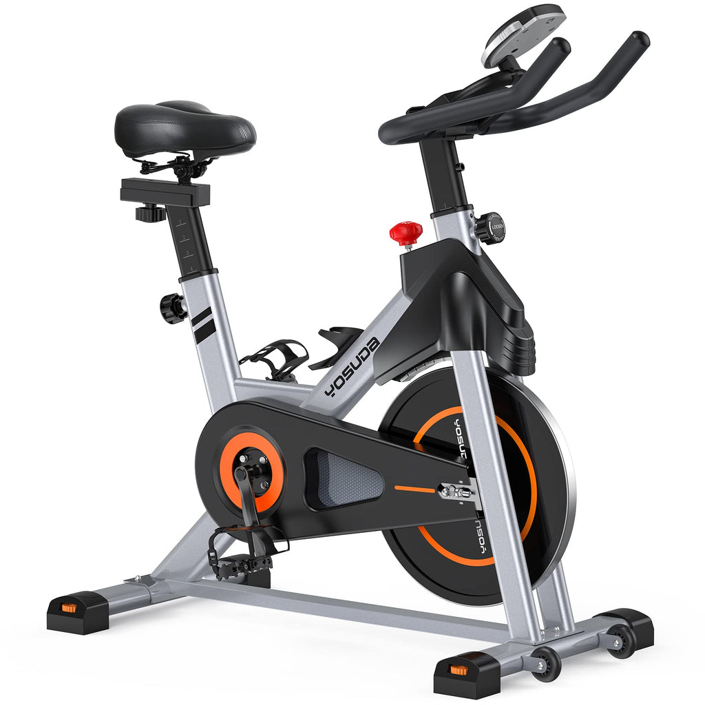 Yosuda Indoor Cycling Bike Stationary Bike - Magnetic Resistance, Cycle Bike With Ipad Mount & Comfortable Seat Cushion, Magneti