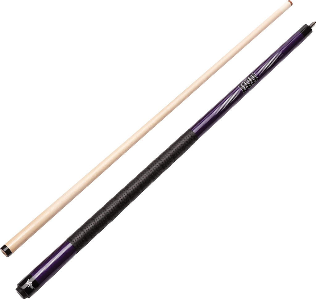 Viper By Gld Products Revolution Sure Grip Pro 58'' 2-Piece Billiard/Pool Cue, Metallic Purple, 18 Ounce (50-0702-18)