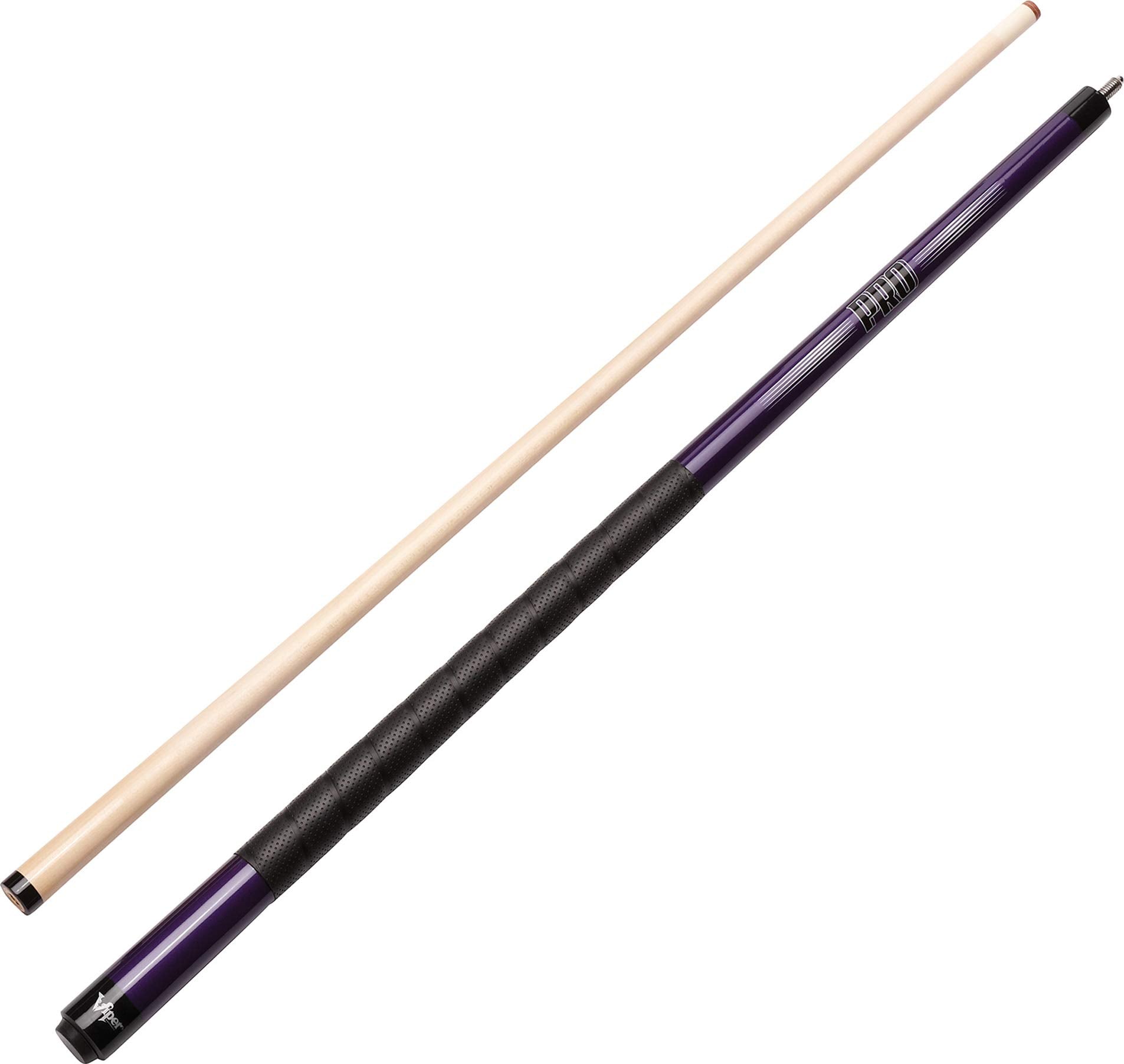 Viper By Gld Products Revolution Sure Grip Pro 58'' 2-Piece Billiard/Pool Cue, Metallic Purple, 18 Ounce (50-0702-18)