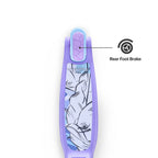 Jetson Disney Frozen 3-Wheel Kick Kids Scooter, LED Lights on Stem, Light-Up Wheels, Height-Adjustable Handlebar, Lean-To-Steer