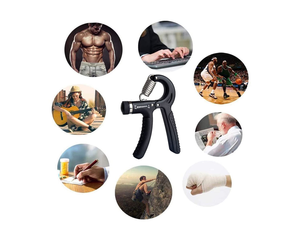 Ufanme Hand Grip Strengthener, Grip Strength Trainer, 22-132 Lbs Adjustable Resistance Forearm Exerciser Workout For Rehabilitat