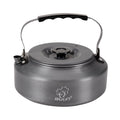 Bulin Camping Kettle, 1.6L Large Portable Stovetop Tea Kettle Fast Heating Boiling Hot Water For Open Fire Lightweight Coffee Po