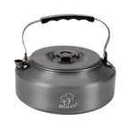 Bulin Camping Kettle, 1.6L Large Portable Stovetop Tea Kettle Fast Heating Boiling Hot Water For Open Fire Lightweight Coffee Po