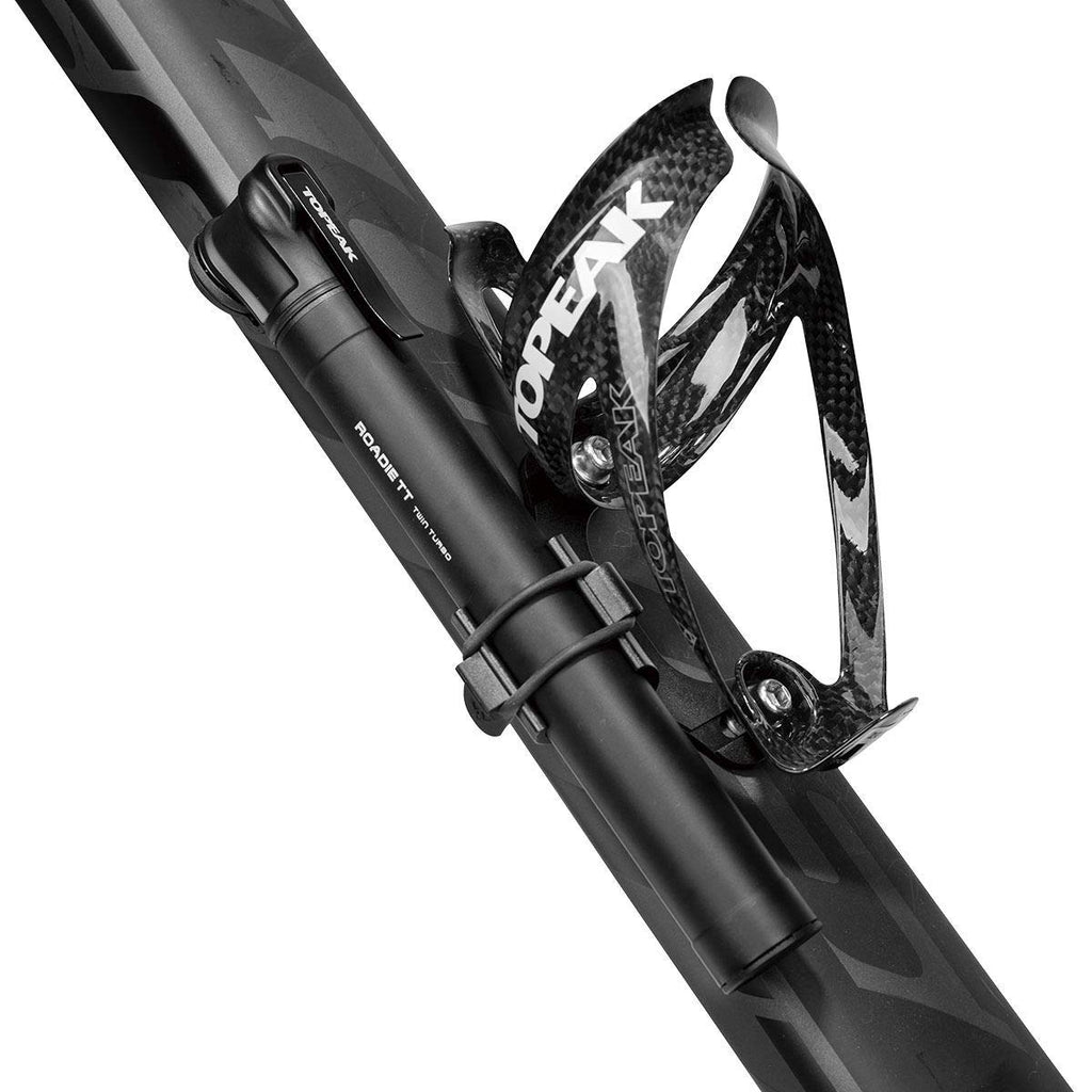 Topeak Roadie Tt Twin Turbo Mini Pump Black, One Size