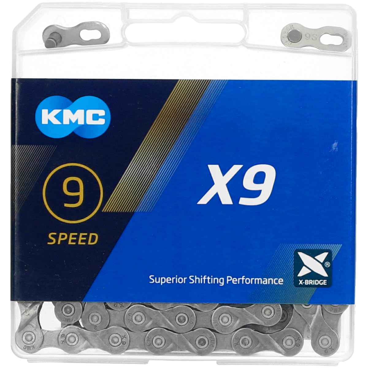 Kmc Unisexs X9 Chain, Grey, 114 Link