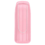 Best Choice Products 48In Kids Plastic Toboggan Snow Sled W/Pull Rope - Light Pink