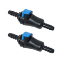 Quick Connect 2-Pack for Popular Hydration Bladders Reservoirs and Backpacks, Fits 1/4 Inner Dimension Tubing