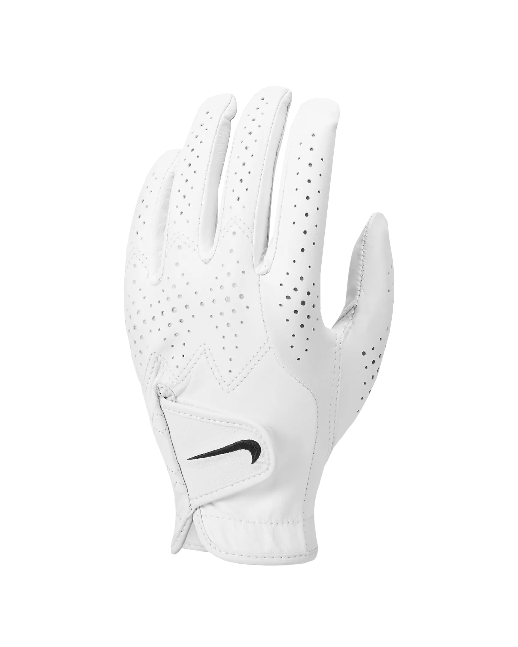 Nike Womens Tour Classic Iv Left Hand Golf Glove White  White  Black Medium