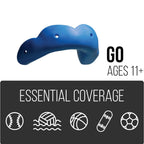 Sisu Go Minimalist Sports Mouth Guard For Basketball, Soccer, -Baseball, Custom Fit For Youthadults, Charcoal Black