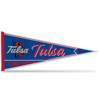 Rico Industries Ncaa Tulsa Golden Hurricane Classic 12'' X 30'' Felt Wall D  Cor Pennant - Great For Home/Bed Room/Man Cave D  C