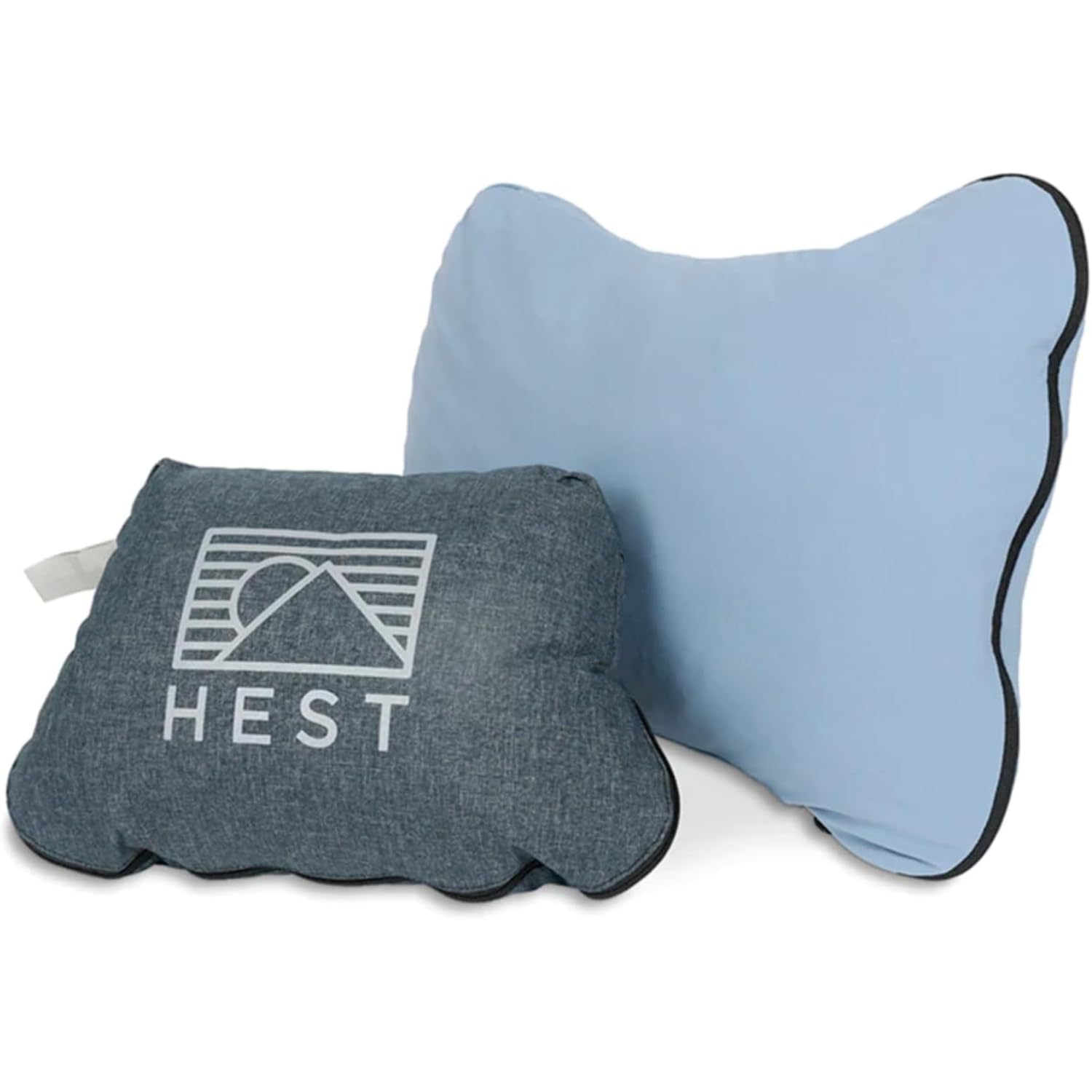 HEST Camp Pillow (Medium) - Temperature Resilient Memory Foam - Essential for Camping, Backpacking, and Outdoor Adventures - Com