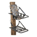 Guide Gear Extreme Deluxe Climbing Tree Stand for Hunting with Seat and Foot Platform, Deer Hunting Accessories Mossy Oak Countr