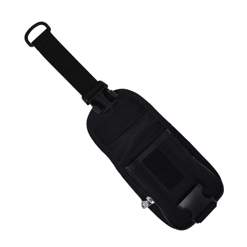 Palantic Scuba Diving Drop-Bottom Trim Bcd Weight Pocket With Qr Buckles, Pair, Black, One Size