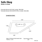 Panther Marine 35-Ss640 Safe-Skeg - Evinrude/Johnson Outboard (60, 70 Hp), 1984-2002