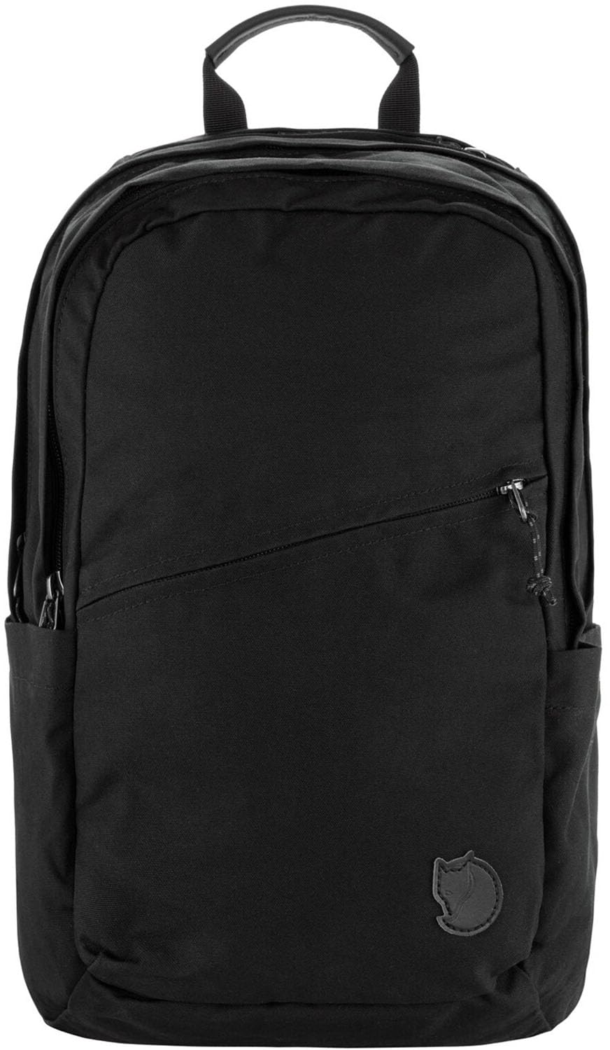 Fjllrven Raven 20 Backpack - Multi-Pocket Organization, Padded Support, Durable Fabric - Commuting, Travel, Black-Black