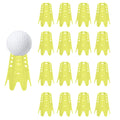 Ruyshu Golf Simulator Tees, Indoor Golf Tees For Simulator, Plastic Practice Golf Mat Tees For Winter Turf And Driving Range(Yel