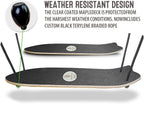 Gentle Booms Sports Skateboard Swing, 29.7  9.5 Inch Large Stand Up Surf Swing With Adjustable Handle, Up To 660 Pounds Weight C