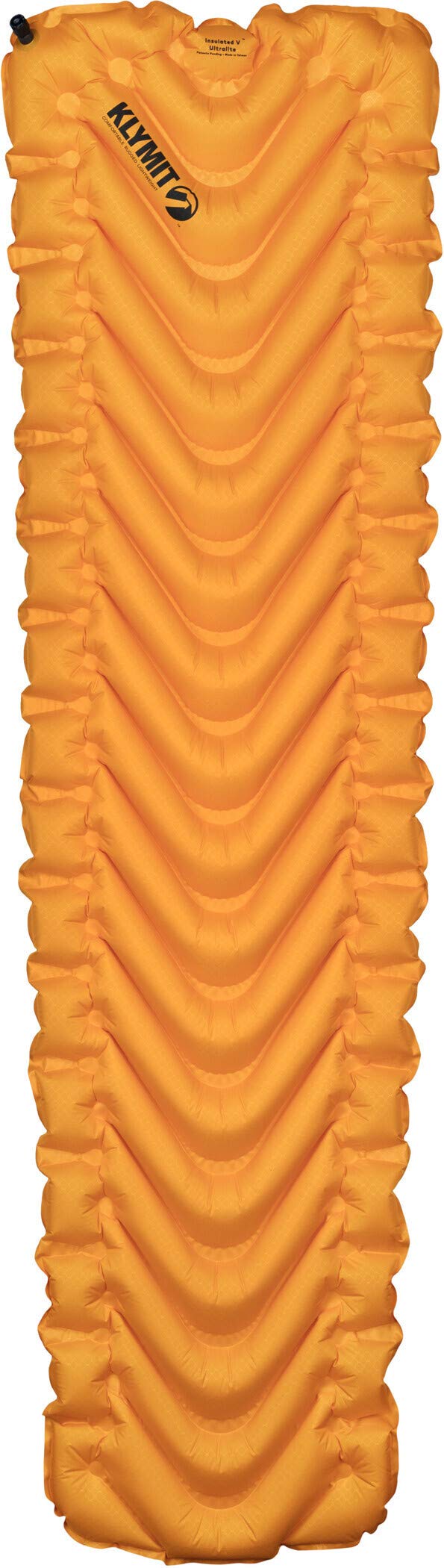 Klymit Static V Sl Inflatable Sleeping Pad For Camping, Ultralight Hiking And Backpacking Air Bed, 2.5 Inch Thick, Orange
