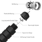 Jump Rope, Tangle-Free Rapid Speed Cable With Ball Bearings For Women, Men, And Kids, Adjustable Steel Workout With Foam Handles