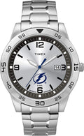 Timex Tribute Men's NHL Citation 42mm Watch - Tampa Bay Lightning with Stainless Steel Expansion Band