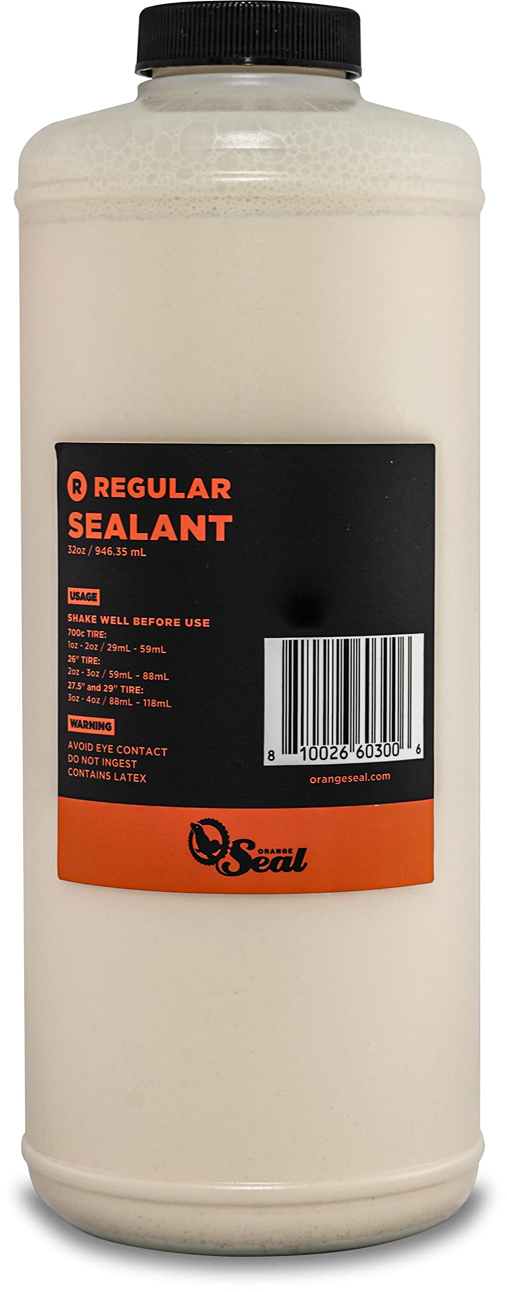 Orange Seal - Subzero Formula Tubeless Bike Tire Sealant | Effective Down to -20 Fahrenheit | for Fat Bike, MTB, Road, CX and Gr