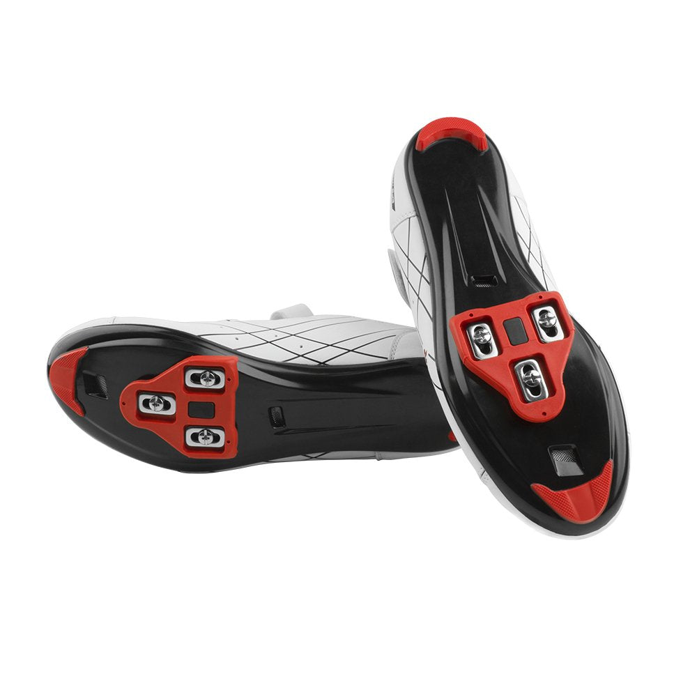Bv Bike Cleats Compatible With Look Delta And Peloton Bike - Adjustable 9 Degree Float System For Ultimate Stability And Power T