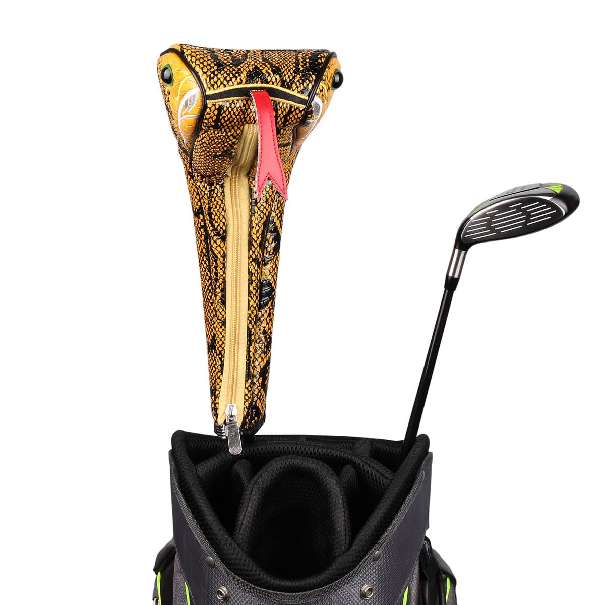 Sahara Yellow Snake Driver Headcover