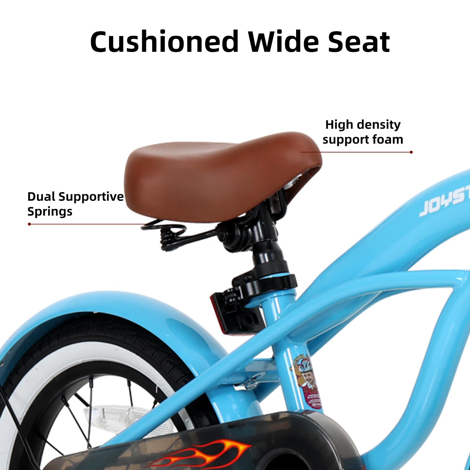 Joystar 14 Inch Kids Bike With Training Wheels For Ages 3-5 Years Old Girls Boys Bike Toddler Bike Beach Cruiser Kids Bicycle Bl