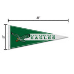 Rico Industries Nfl Football Philadelphia Eagles Retro 12'' X 30'' Felt Wall D  Cor Pennant - Great For Home/Bed Room/Man Cave D