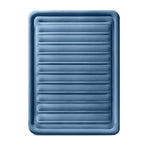 Intex: Dura-Beam Deluxe Comfort-Plush Air Mattress - 22'' Queen Blue - Built-In Electric Pump, Durable Fiber-Tech, Carry Bag Inc
