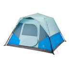 Outbound Quickcamp 6 Person 3 Season Lightweight Cabin Style Tent With A Heavy Duty 600 Mm Coated Rainfly, Front Canopy, And Car