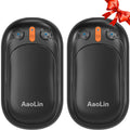 2 Pack Hand Warmers Rechargeable, 2 In 1 Electric Hand Warmers Reusable, 12Hrs Long Heating, Portable Pocket Handwarmer Great Gi