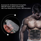 Pamase 50Pcs/80Pcs Abs Stimulator Training Replacement Gel Sheet Pads For Abdominal Muscle Trainer, Accessory For Ab Workout Ton