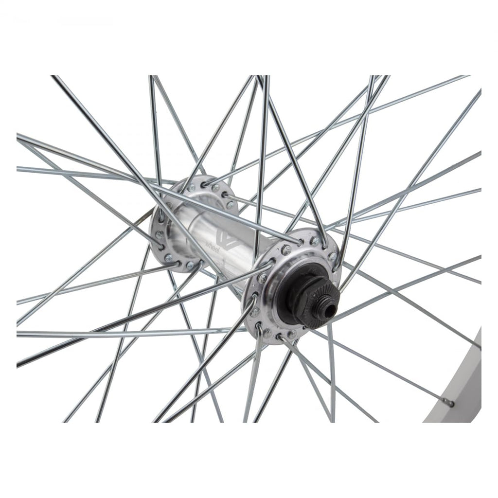 Wheel Master Front Bicycle Wheel 24 X 1.75 36H, Alloy, Quick Release, Silver
