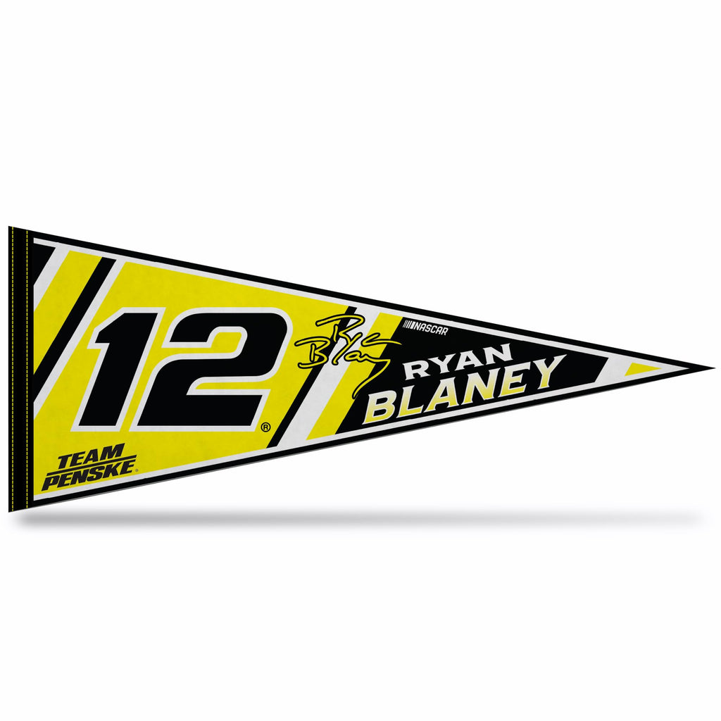 Rico Industries Nascar Racing Ryan Blaney 12'' X 30'' Felt Wall D  Cor Pennant - Great For Home/Bed Room/Man Cave D  Cor
