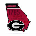 Rico Industries Ncaa Georgia Bulldogs State Shape Shape Cut Pennant - Home And Living Room D  Cor - Soft Felt Ez To Hang