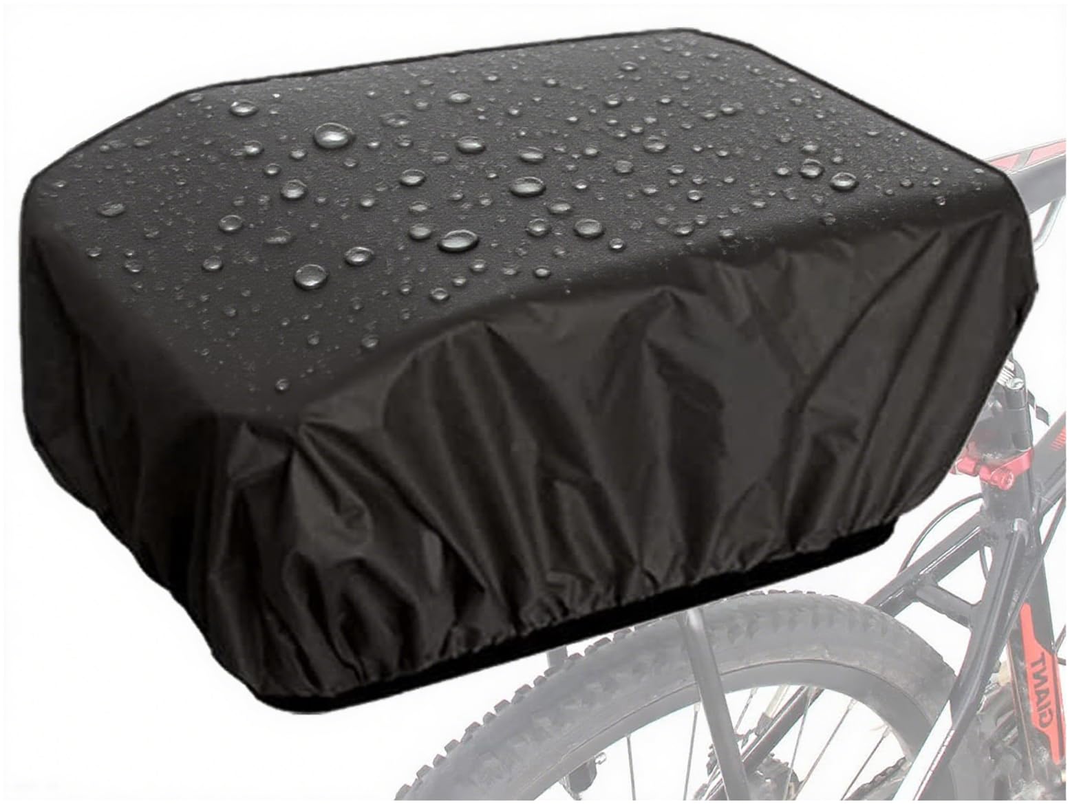 VAOLOAV Bicycle Rear Rack Rain Cover Bike Trunk Rain Cover (20L Black, 20L)