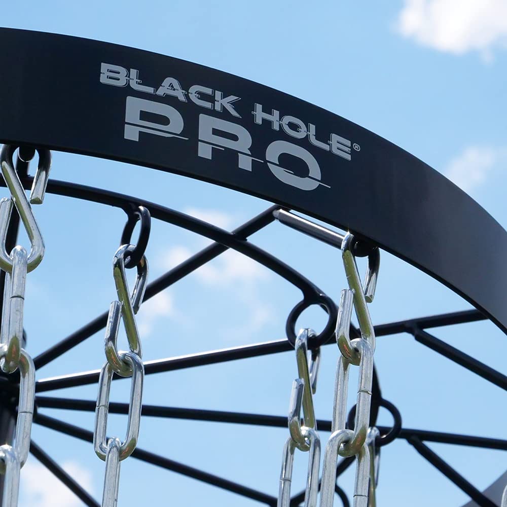 Mvp Disc Sports Black Hole Pro 24-Chain Portable Disc Golf Basket Target