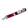 Rico Industries Nba Basketball Houston Rockets Wrist Lanyard Key Chain, Cute Wristlet Strap Keychain Holder For Women Men Car Ke
