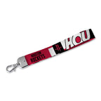 Rico Industries Nba Basketball Houston Rockets Wrist Lanyard Key Chain, Cute Wristlet Strap Keychain Holder For Women Men Car Ke
