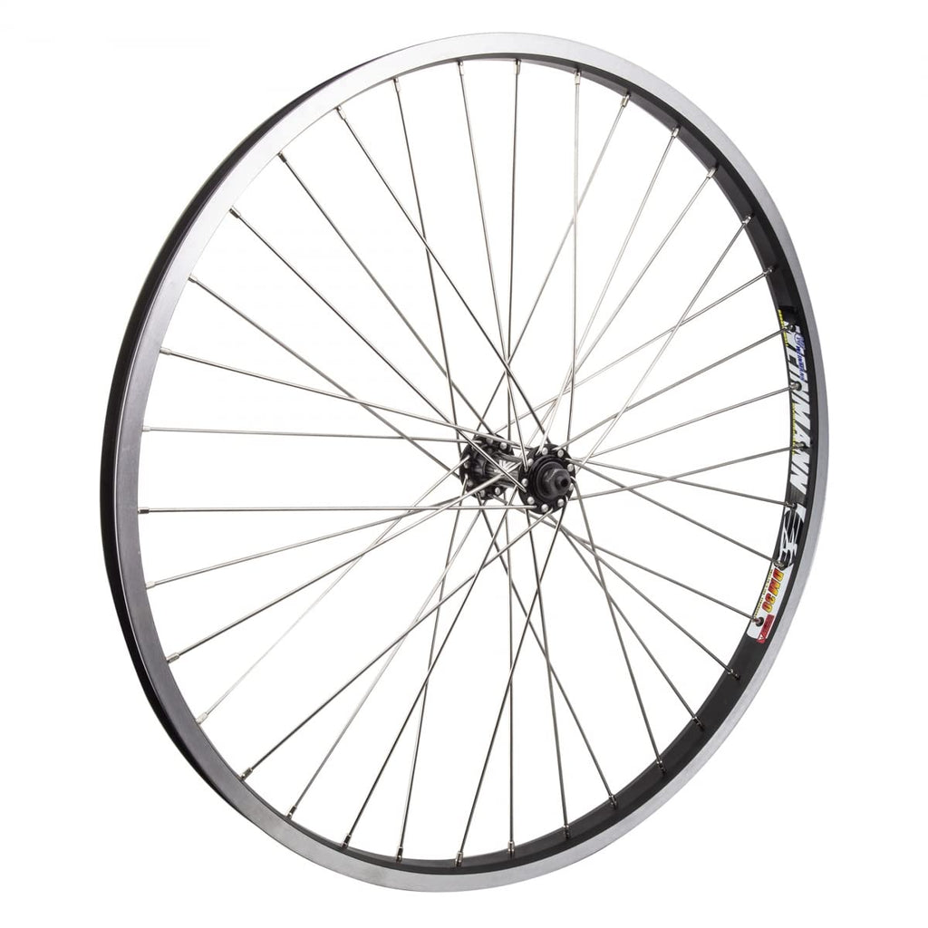 Wheelmaster 26'' Mtb Front Wheel - Weinmann Dm30 Rim, Alloy Hub, Qr, Black