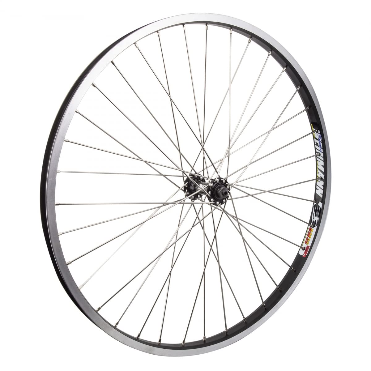 Wheelmaster 26'' Mtb Front Wheel - Weinmann Dm30 Rim, Alloy Hub, Qr, Black