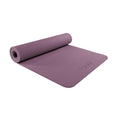 TONE Fitness Yoga Mat 1/4 Thick Non Slip Exercise & Pilates Mat for Home Workouts with Carrying Strap | V Pattern | Purple
