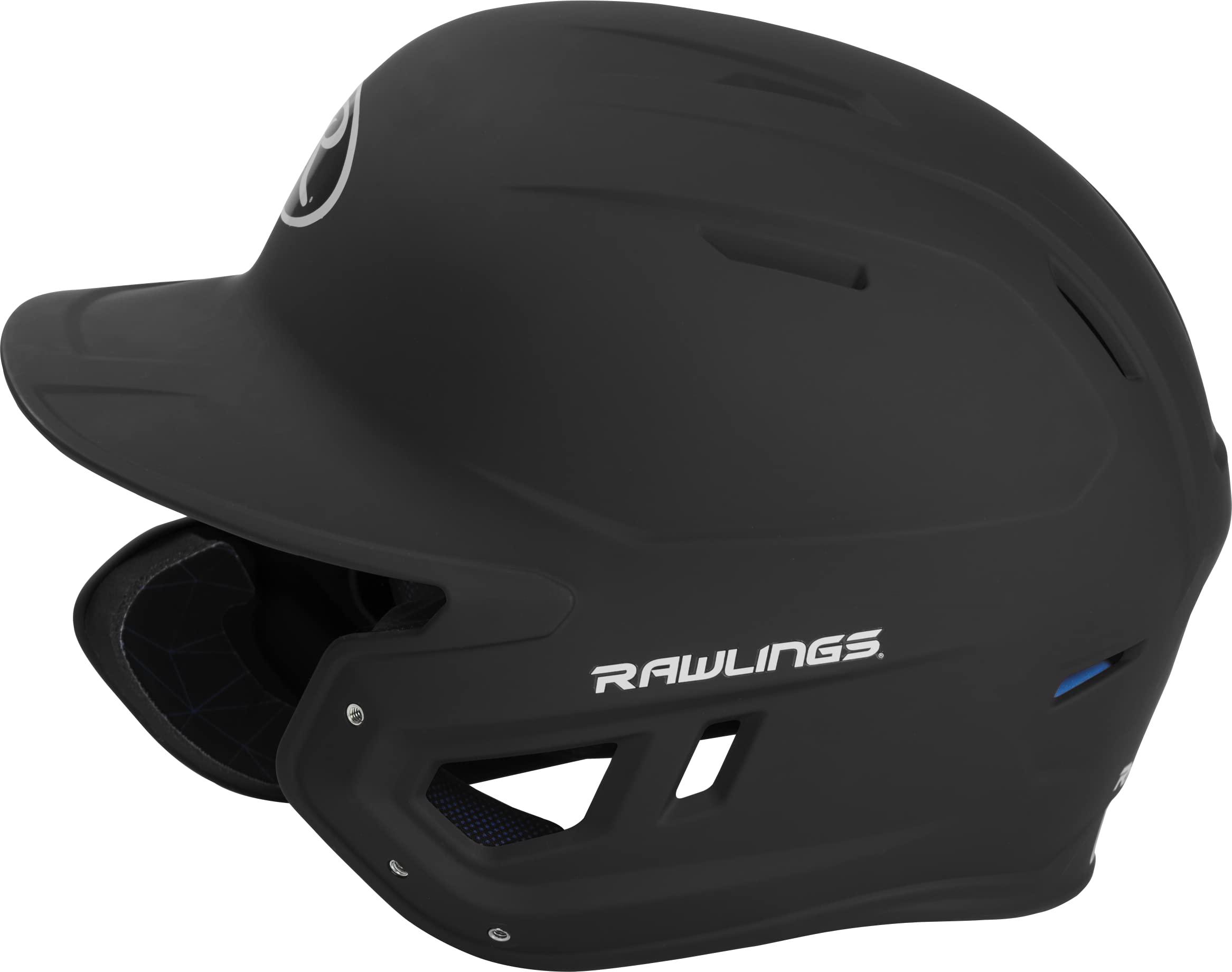 Rawlings Mens Rawlings 2022 Mach 1 Tone Matte Baseball Batting Helmet W Lhb Adjext Senior Matte Black, Matte Black, One Size Us