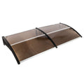Patio Door Window Awning Canopy, Polycarbonate Cover Front Door Outdoor Patio Awning Canopy Uv Rain Snow Protection Hollow Sheet