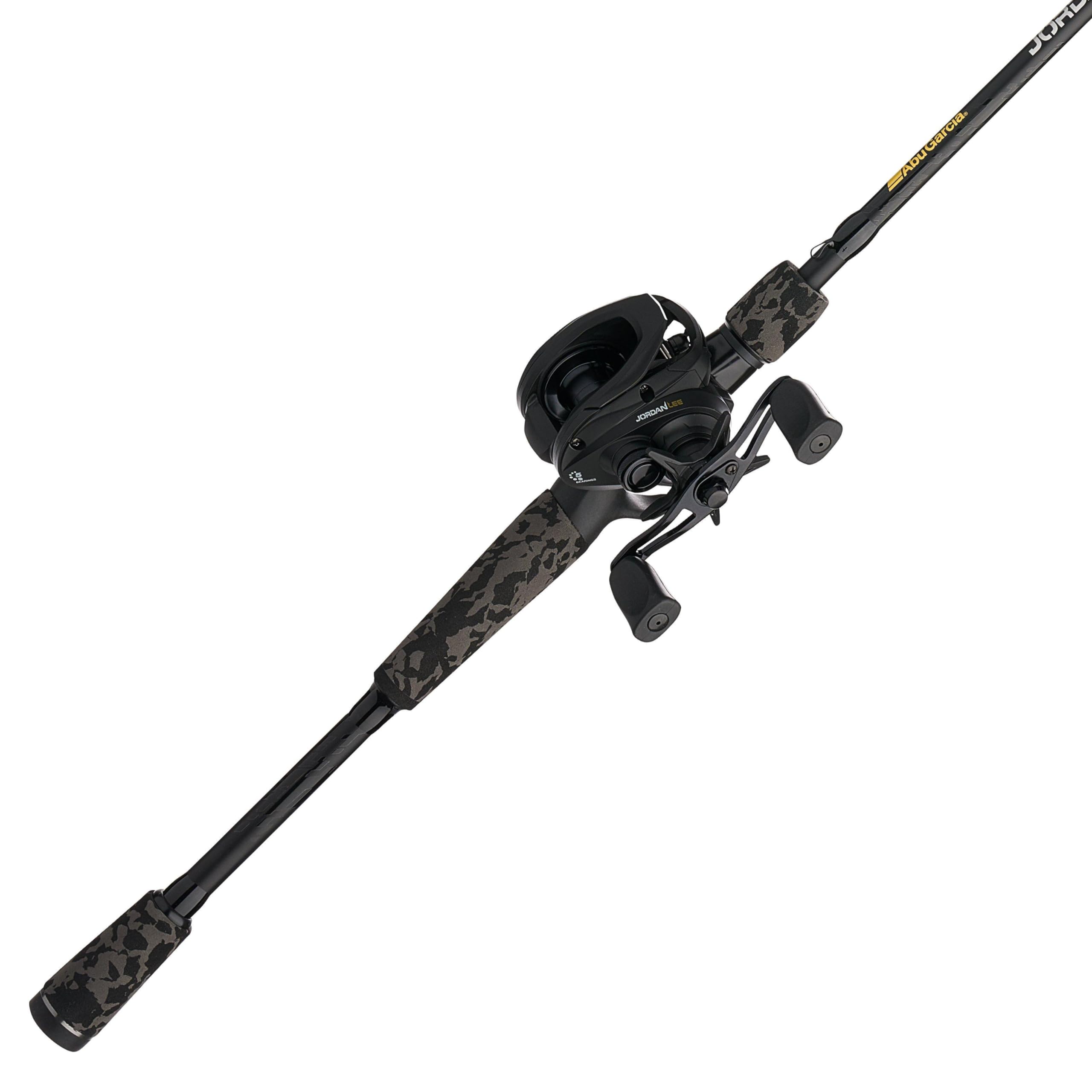 Abu Garcia Jordan Lee Low Profile Baitcast Reel and Fishing Rod Combo