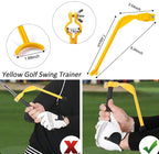 Amy Sport Golf Swing Training Aid Arm Band Trainer Impact Ball Inflator Assist 4 Pack Trainer Equipment Posture Motion Correctio