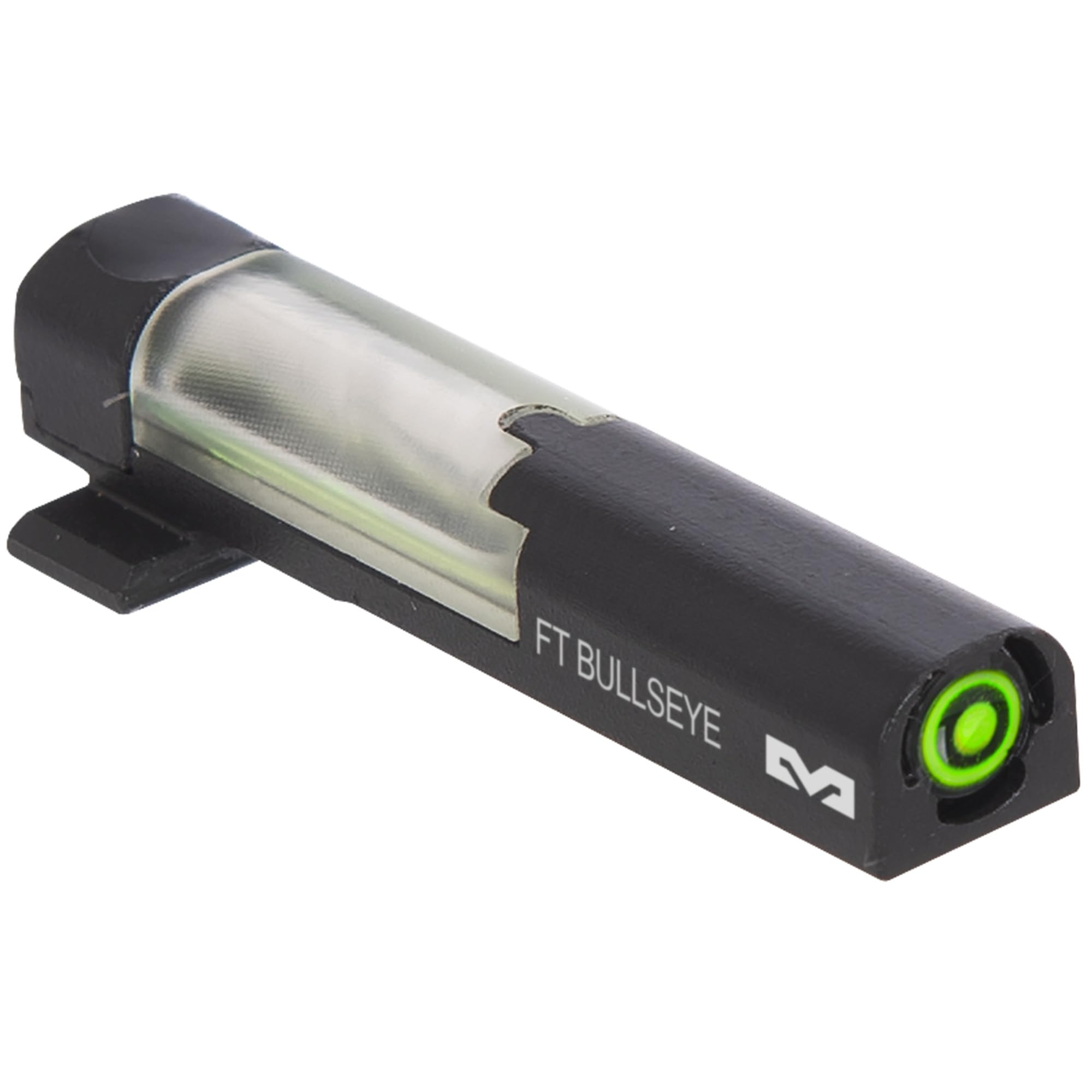 Meprolight FT Bullseye Front Sight for S&W M&P Shield, Green, Tritium/Fiber Optic, Low Profile, Fast Target Acquisition (0632213
