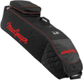 Macgregor Golf Vip Deluxe Wheeled Golf Travel Cover/Flight Bag- Black/Red