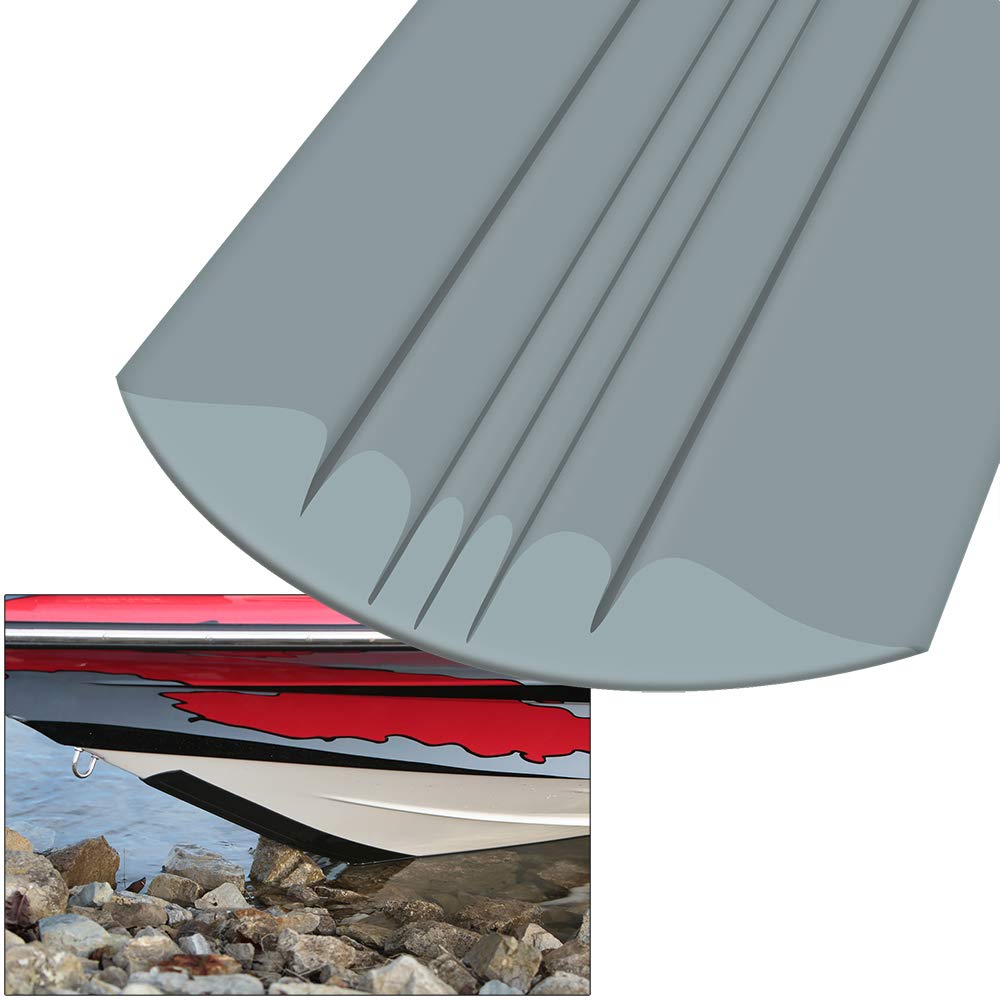 Megaware Keelguard Boat Keel And Hull Protector, 10-Feet (For Boats Up To 26Ft), Light Gray